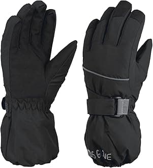 TRIWONDER Kids Winter Ski Gloves Water-Resistant Cold Weather Gloves for Boys Girls Warm Snow Mitten for Skiing Snowboarding