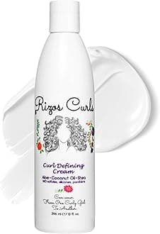 Curl Defining Cream for Wavy, Curly, Coily Hair – Frizz Control, Defines, Softens, Moisturizes, Adds Shine for 1a–4c Hair Types – Sulfate & Paraben