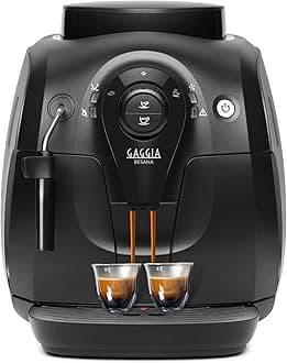 Gaggia Besana Automatic Bean to Cup Coffee Machine, Espresso and Cappuccino Maker, Black