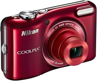 Nikon COOLPIX L28 20.1 MP Digital Camera with 5x Zoom (Red)
