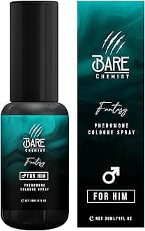 Fantasy Pheromone Cologne for Him - [Long Lasting Formula] Pheromone Perfume Cologne for Men 1oz. - Blackcurrant, Pinapple, Bergamot