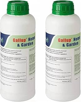 2L Gallup Home & Garden - SUPER STRENGTH 360g Glyphosate Weedkiller Effective on Annual Perennial Grass, Broad Leaved Weeds (MOST EFFECTIVE WEEDKILLER TOTAL WEEDKILLER)