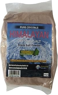 Himalayan Black Salt Powder for Seasoning 500g