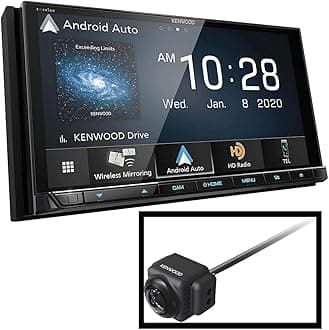 Kenwood Excelon DDX9907XR 6.8" Touch Panel DVD Receiver Bluetooth HD Radio | 6.8" High Definition Monitor | Apple CarPlay Android Auto | Plus Kenwood CMOS-740HD 1280x720p High Definition Rear Camera