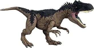 Jurassic World Articulated Allosaurus Dinosaur Figure with Sounds, 44.5cm Long, Multicolour