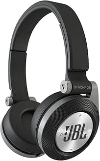 JBL Synchros E40BT, Bluetooth, On-Ear Headphones with JBL Signature Sound, Purebass Performance, Wireless Shareme Music Sharing and a Superior Fit, Black