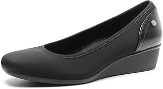 DREAM PAIRS Women's Wedge Shoes Closed Toe Low Heel Pumps Comfotable Dress Shoes