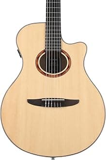 Yamaha NTX3 NT Cutaway Acoustic-Electric Nylon-String Classical Guitar With Reinforced Carrying Bag, Natural