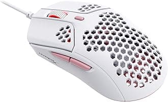HyperX Pulsefire Haste - Gaming Mouse (White-Pink)