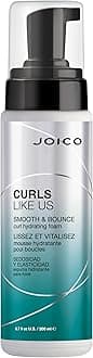 - Curls Like Us Smooth & Bounce Curl Hydrating Foam | For Curly Hair | Reduce Frizz | Enhance Curl Patterns | 72-Hour Humidity Protection | With Moringa Seed & Algae Oil | 6.7 Fl Oz