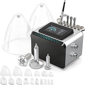 Meifuly Vacuum Therapy Machine, 3 in 1 Facial Skin Care, Airbrush and Vacuum Cupping Sets Machine, with 1800ML Large Cups, 0-80 cmHg, 5 inch Touch Screen