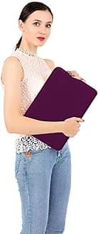 MOSISO Laptop Case 13.3 inch, 13-13.3 inch Laptop Sleeve Bag Compatible with MacBook Air/Pro 13/Pro 14 M5 M4 M3 M2 M1, HP Dell ASUS Lenovo, Neoprene Computer Sleeve Bag with Small Case, Magenta Purple