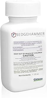 Sedgehammer Herbicide - 1 Pack of 1.33oz Bottle of USA-Made Post-Emergent Nutsedge Killer for Lawns - Lawn & Pet Safe Weed Killer for Commerical & Large Area Use - Also Works on Horsetail & Kyllinga