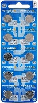 Renata 390 SR1130SW Batteries - 1.55V Silver Oxide 390 Watch Battery (10 Count)
