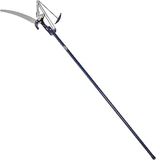 – Spear & Jackson 4945RP Ratchet Action Telescopic Tree Pruner, Extendable Long Reach Trimmer with High Carbon Steel Saw, Easy Pruning & Cutting for Trees, Twigs and Branches, Extends up to 2.98m (117")