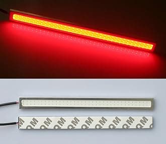 2x Daytime Running Light Fog Lamp 17 cm COB Car LED DRL Daytime Running Light 12 V Red 420LM