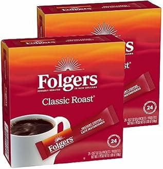 Classic Roast Instant Coffee Single Serve - 24 Packets (2 Count)
