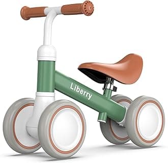 Liberry Baby Balance Bike with Adjustable Seat, Toddler First Ride-On Toy for 1-2 Year Old, Boys Girls Birthday Gift