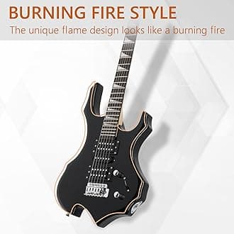 Ktaxon Flame Design Electric Guitar