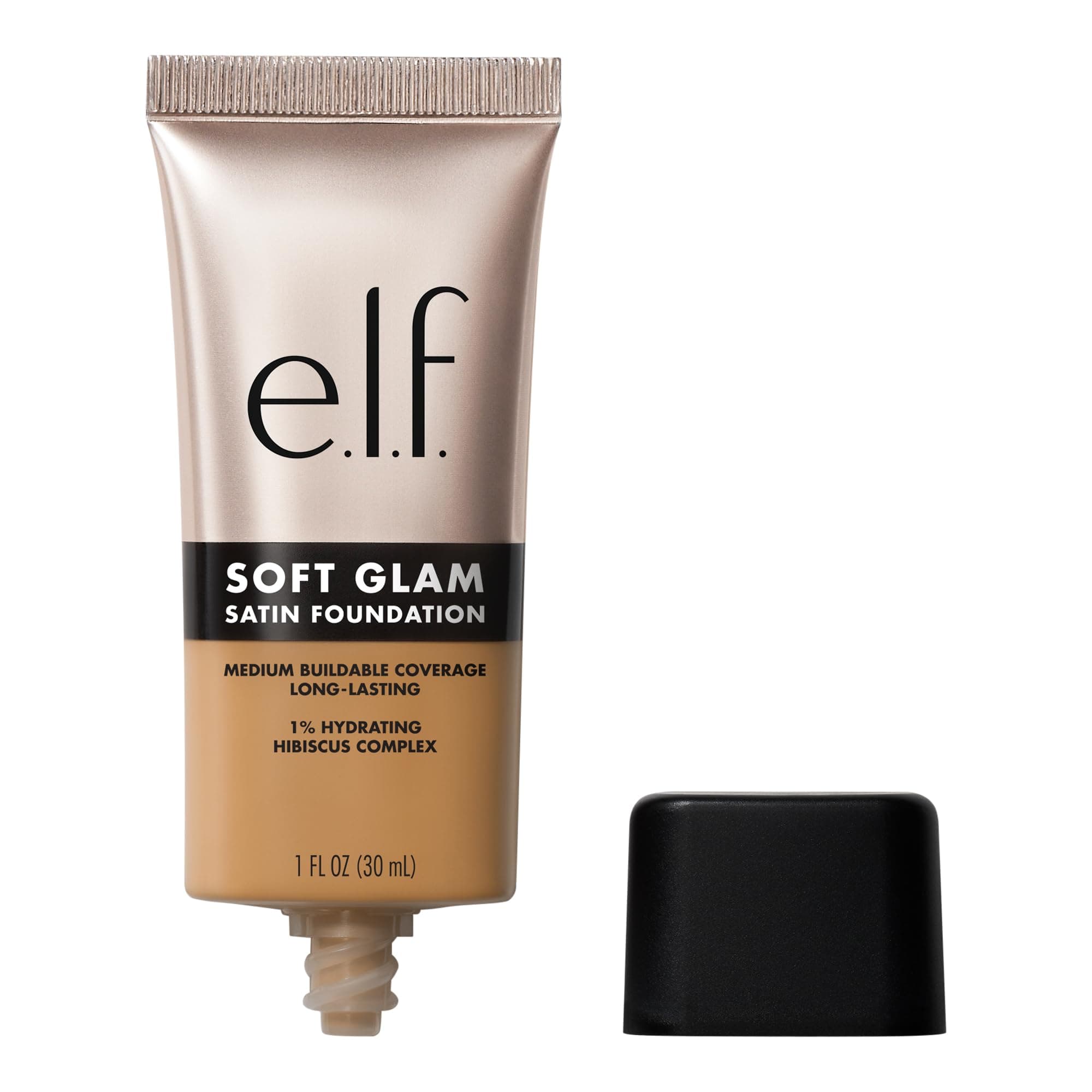 Soft Glam Foundation, Medium Coverage, Long-Lasting & Buildable Foundation For A Smooth, Satin Finish, Vegan & Cruelty-Free, 40 Tan Warm