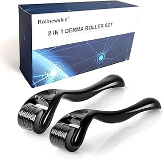 2 Pack Derma Roller Microneedle with 540 Titanium - Micro Needles Tool