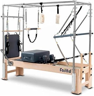 Pilates Reformer,Pilates Reformer Equipment with Reformer Accessories, Reformer Box, Padded Jump Board, Reformer Pilates Machine for Home Workouts