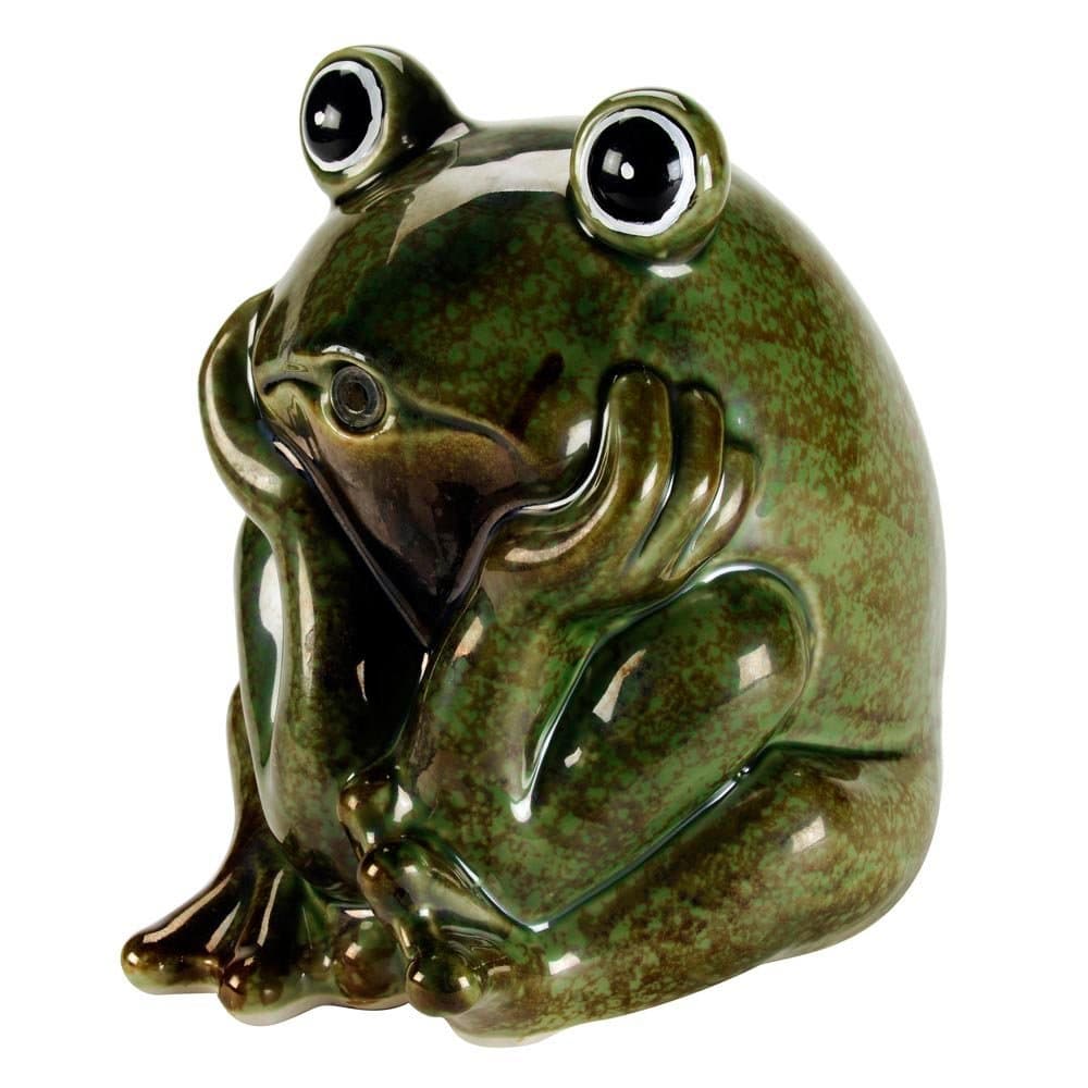 AQUANIQUE Ceramic Frog Spitter