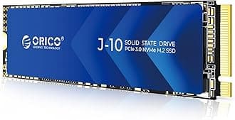 ORICO NVMe SSD 256GB M.2 with Heatsink, PCIe Gen3x4 2280 Internal Solid State Drive, SLC Cache 3D NAND, Up to 1800MB/s, Compatible with Laptop and PC Desktops -J10