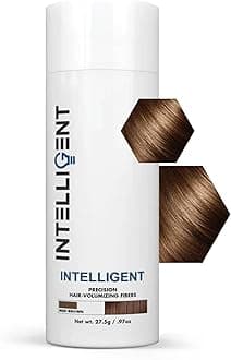 Intelligent Precision Hair-Volumizing Fibers (Medium Brown) | Undetectably Fill in Thinning Hair | 6 Shades Designed For Men or Women | 27.5g