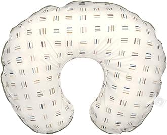 Boppy Original Nursing Pillow with Organic Cotton Cover, Swatchcard, Ergonomic Nursing Essentials for Bottle and Breastfeeding, Firm Hypoallergenic Fiber Fill with 100% Organic Cotton Pillow Cover