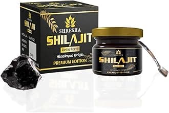 Himalayan Shilajit/Shilajeet Resin 100% Ayurvedic, Original and Pure | Organic Energy Booster | Immunity and Vitality Support | Natural Performance Enhancer For Men and Women - 20g