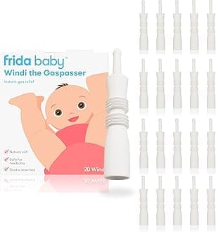 Windi Gas Passer, Baby Gas Relief, Made in USA, 100% Natural, Safe & Effective Instant Relief for Babies & Infants, 20ct