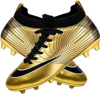 KAEAEILSSMen’s Soccer Boots Football Shoes Cleats Spike Shoes Sneaker Comfortable Adults Athletic Outdoor/Indoor/Competition/Training