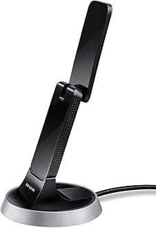 TP-LinkAC1900 USB 3.0 WiFi Adapter for PC(Archer T9UH)- Dual Band Wireless Network Dongle for Desktop with 2.4GHz/5GHz High Gain Antennas, Supports Windows 11/10/8.1/8/7, Mac OS 10.9-10.14