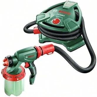 Bosch Paint Sprayer System PFS 5000 E (2x 1000ml Tanks, Wall Paint Nozzle, Colour Filter, Cleaning Brush, Box, 1200W)