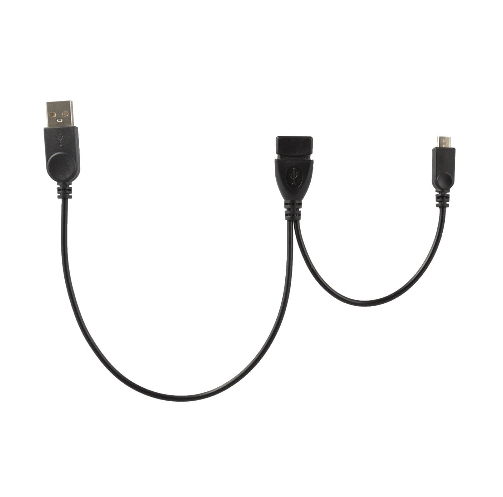 USB OTG Power Y Cable