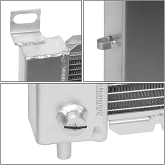 Auto Dynasty Radiator Compatible with 1999-2012 Cadillac Escalade Chevy Silverado Suburban GMC Sierra Yukon XL 1500 2500, 28 Inches Core Radiator, Full Aluminum 1-Row Cooling Radiator