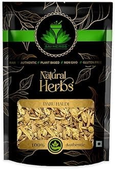 SAI HERBS Daru Haldi Chaal | Berberis Aristata | Indian Barberry Daru Haldi Chips | Pure & Natural (500 Grams)