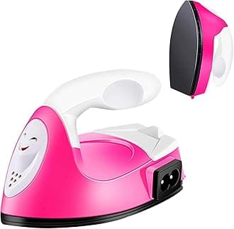 Mini Craft Iron Mini Iron Press,Mini Heat Press Machine for T Shirts Shoes and Hats Small Heat Transfer Vinyl Projects,Portable Travel Irons Mini Heat Press Crafting Craft Clothes