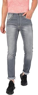 Ben Martin Men's Slim Fit Mid Rise Jeans