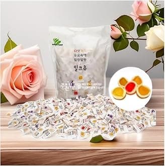 V7_123 UBuy Shop_Five Flavor Milk Chew Candies: Strawberry, Taro, Corn, Melon, Coconut. Gluten Free Chewy Candy with Real Milk, 1000g/ 2.25 lbs