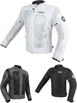 MOTORCYCLE BREATHABLE MESH JACKET MENS WITH CE ARMOR BIKERS RACING GEAR, SUMMER MOTORBIKE PROTECTIVE JACKET