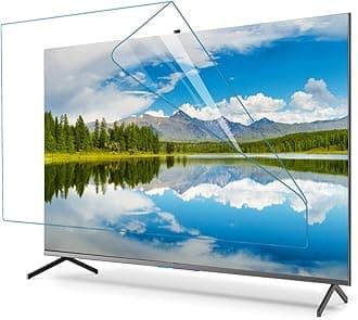 HAMIMI 43-58 Inch Tv Blue Light Screen Protector, Frosted Anti Glare Lcd Display Protector Film, Blue Light Blocking Filter Film, Fits Lcd, Led, 4k Oled and Qled Hdtv Displays,Matte-52in(1161X661) mm