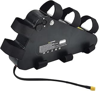 36V 48V 52v Electric Bicycle Triangle Lithinum Ion Battery,Compatible for 100W-1500W with Charger Ebike Batteria Pack(48V24Ah)