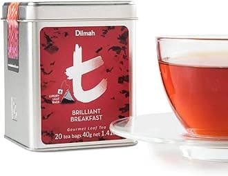 T-Series Brilliant Breakfast 20 Luxury Leaf Tea Bags – 40g | Premium Ceylon Black Tea, Broken Orange Pekoe (BOP), Full-Bodied, Bold & Brisk Morning Tea