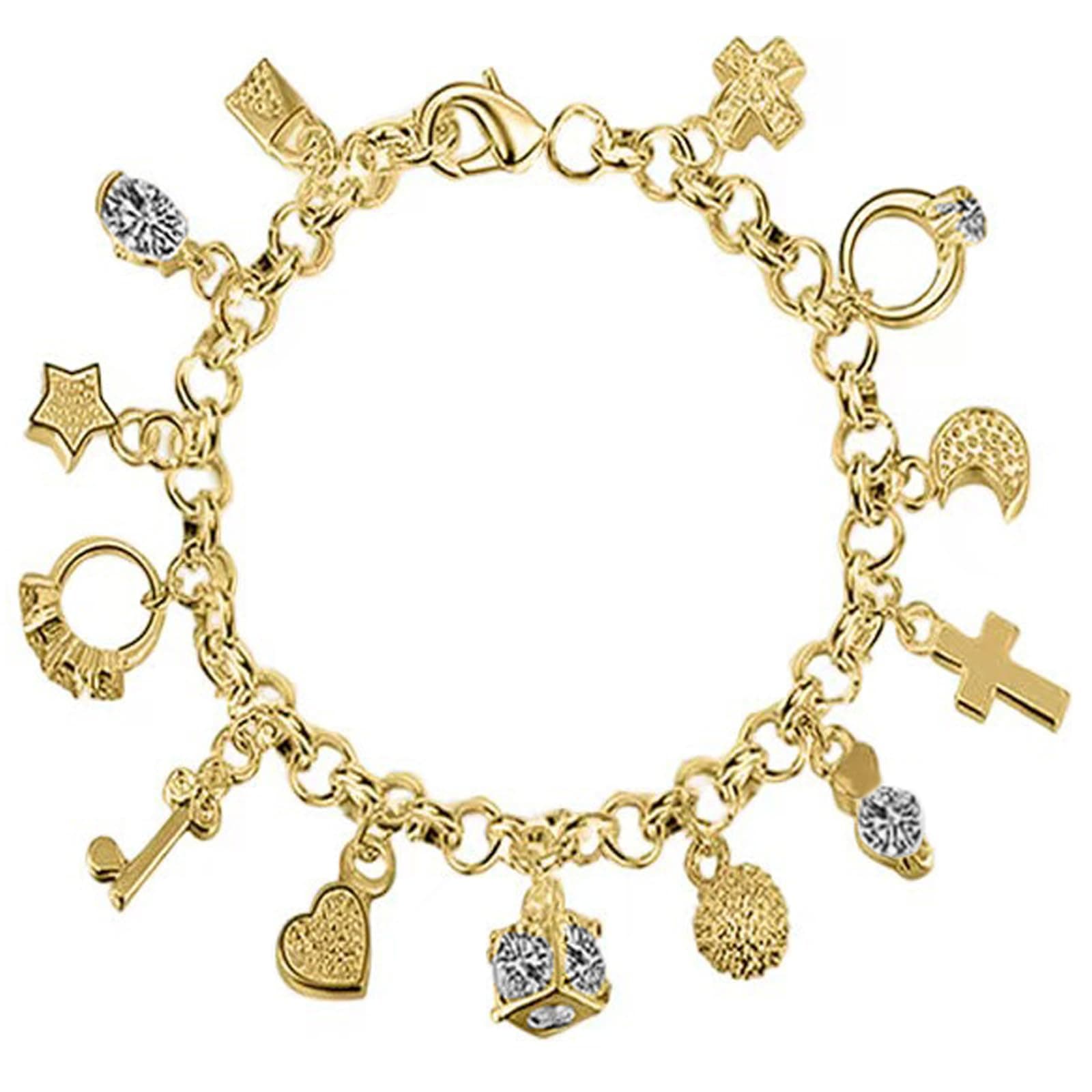 Gold Bracelets for Women Gold Charm Bracelet Jewelry Gifts