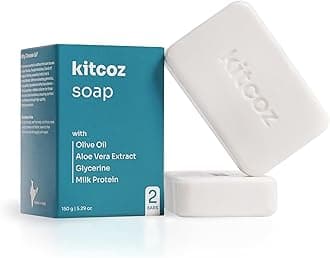 - Kitcoz Anti Fungal & Anti Bacterial Soap For Intensive Fungal Infections of The Skin | Anti Itching Soap - Good for All Types of Skin | 75 Gm (Pack of 2)