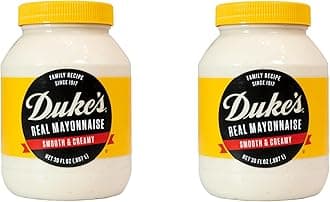 Dukes Mayonnaise 30 oz, Jar Smooth & Creamy (2 pack)