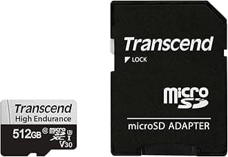 512GB microSD w/Adapter UHS-I U3 High Endurance TS512GUSD350V