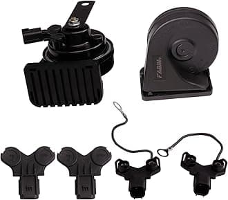 AOLIHAN Car Horn Compatible with Honda and New civic, 12V Waterproof Snail Horn,Super Loud Horns 128db High/Low Tune(Replacement for Honda)